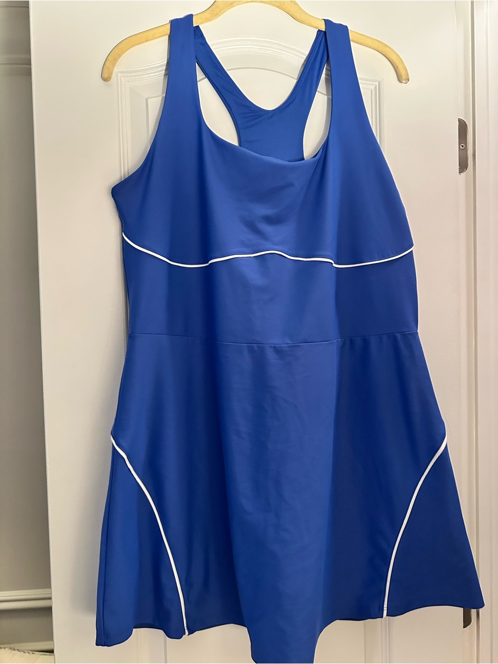 Old Navy Blue Active Racerback Swim Dress